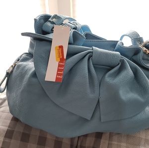 NWT Elle Powder Blue Slouch Purse
